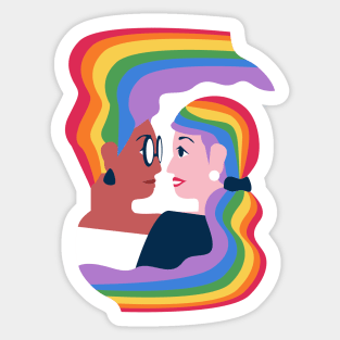 Lesbian | Gay | LGBT Pride Love Is Love Sticker